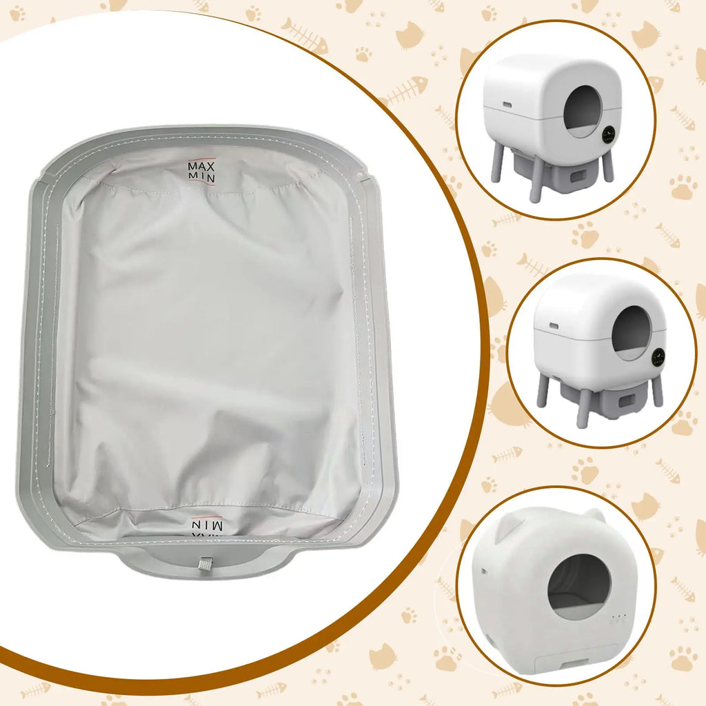 Kitten Litter Box Liner Pad Triple Protection Technology Fabric Soft Zpaxo