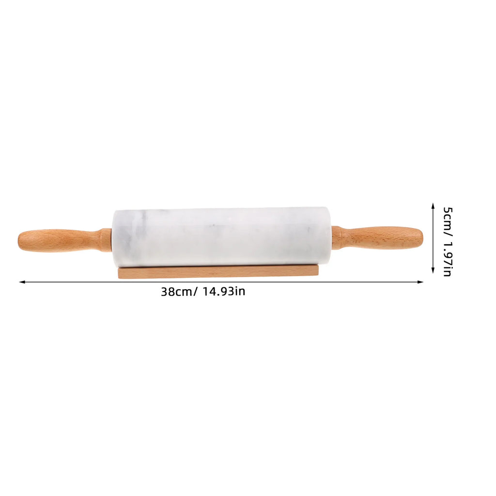 3Pcs Marble Dough Rolling Pin Nonstick Kitchen Roller Baking Supplies for Pastry Pasta Dumpling Wrapper Zpaxo
