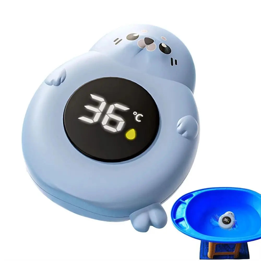 Water Resistant Tub Temperature Gauge Upgraded Sensor High Accuracy Bath Thermometer IPX7 Waterproof Floating Design Zpaxo