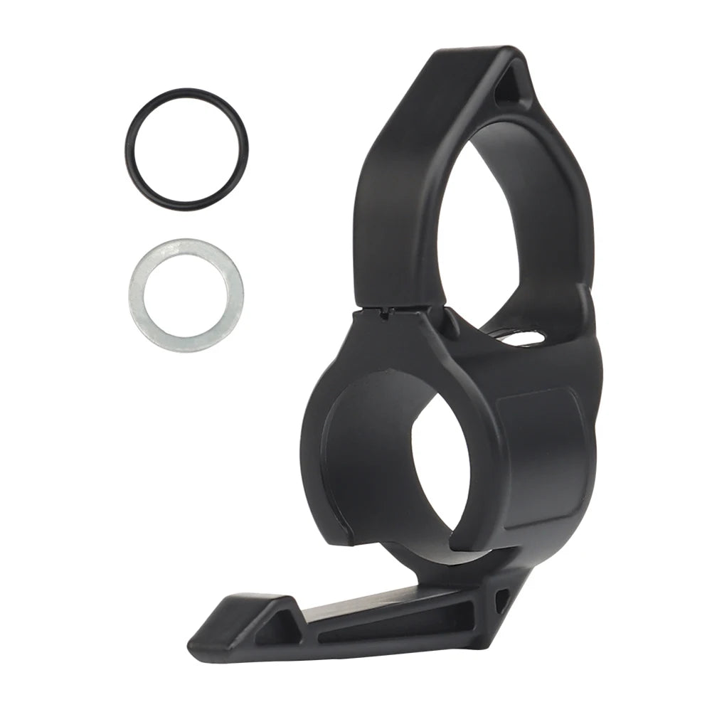 Flashlight Holder Anti-slip Finger Ring Adapter Compatible Pocket Zpaxo black