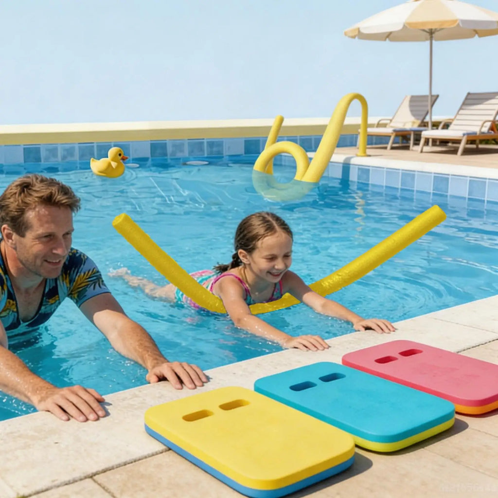 Pool Noodles Foam Multi-Purpose Inflatable Soft Foam Floats With Connector Pool Noodle Float For Kids Adults Exercise Sports Zpaxo
