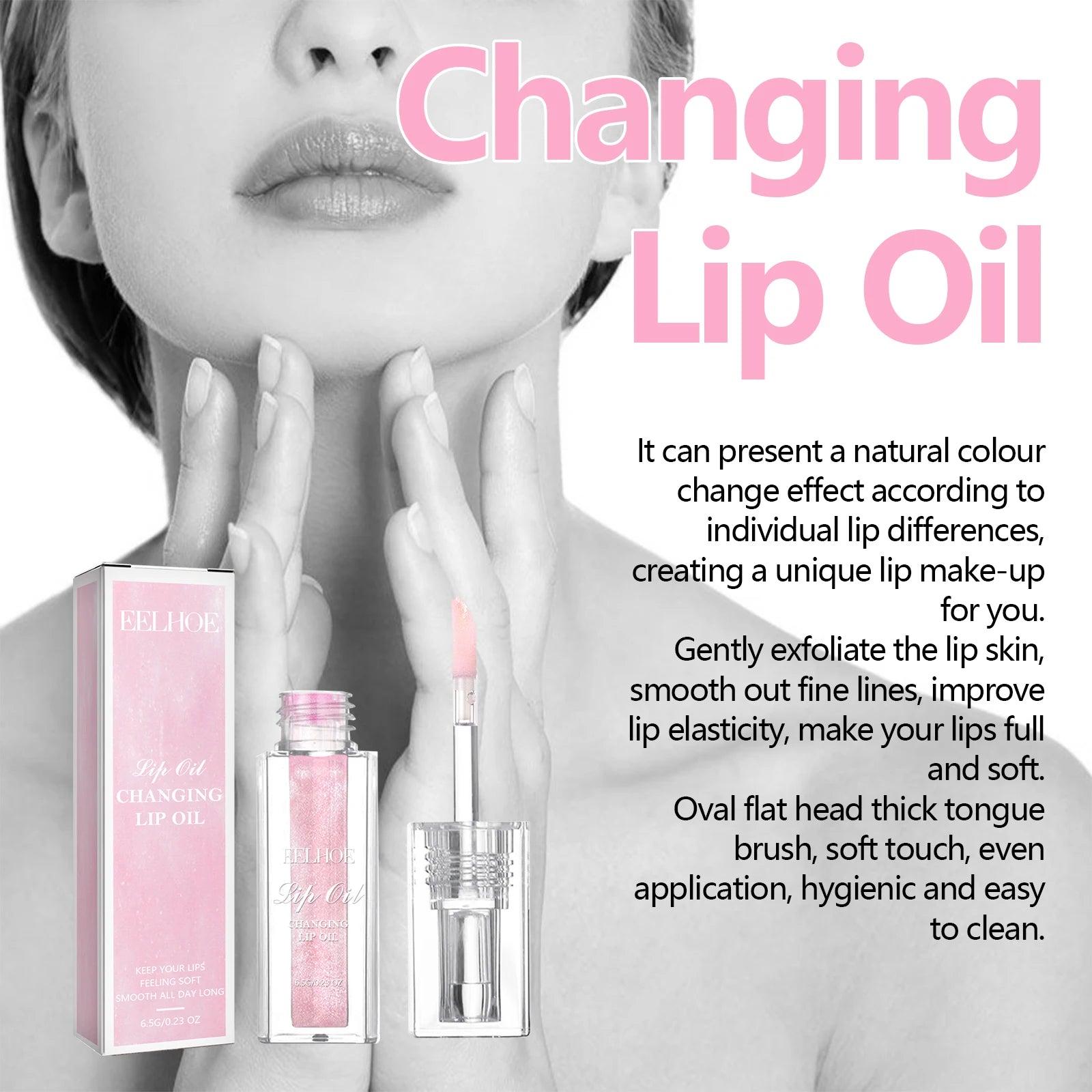 Eelhoe Color Changing Lip Oil – Moisturizes & Smooths Lips Color Changing Lip Oil Zpaxo