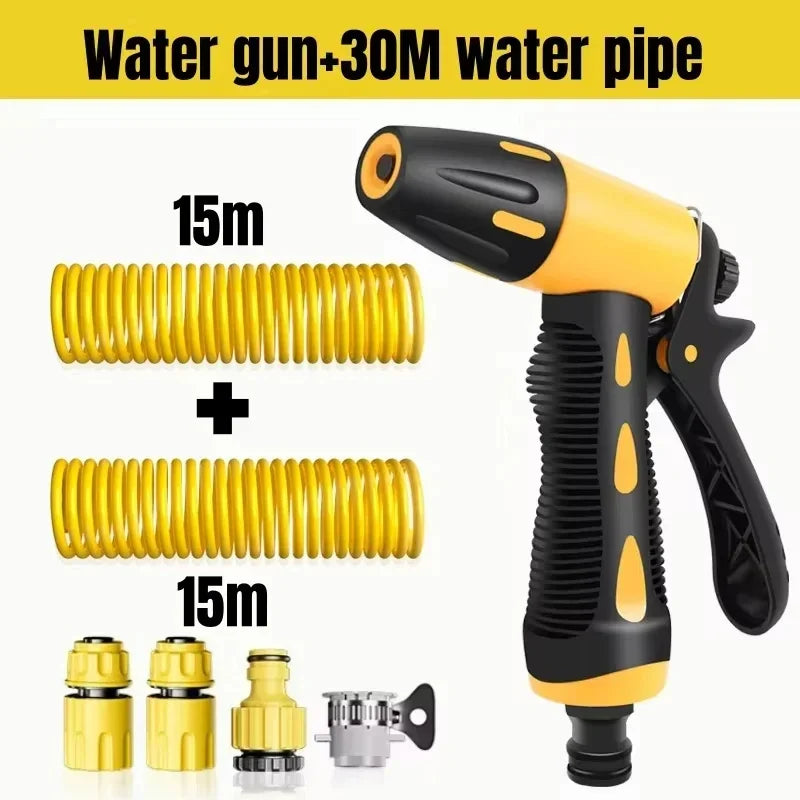 High-Pressure Car Washing Tool Set – Telescopic Water Pipe with Nozzle, Durable Flexible Extension Hose for Pressure Cleaner Zpaxo