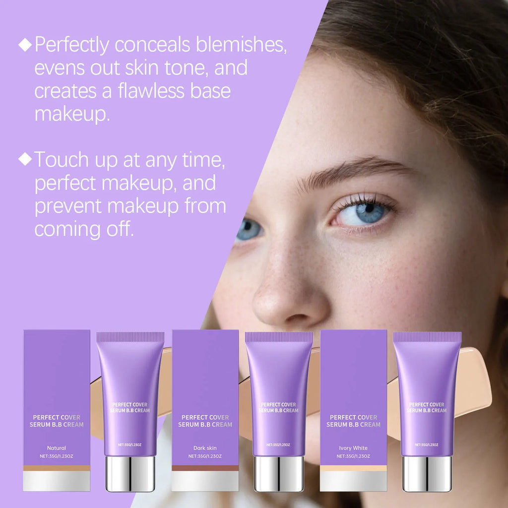 Perfect Cover BB Cream – Concealer, Hyaluronic Acid & SPF BB Cream Concealer Zpaxo