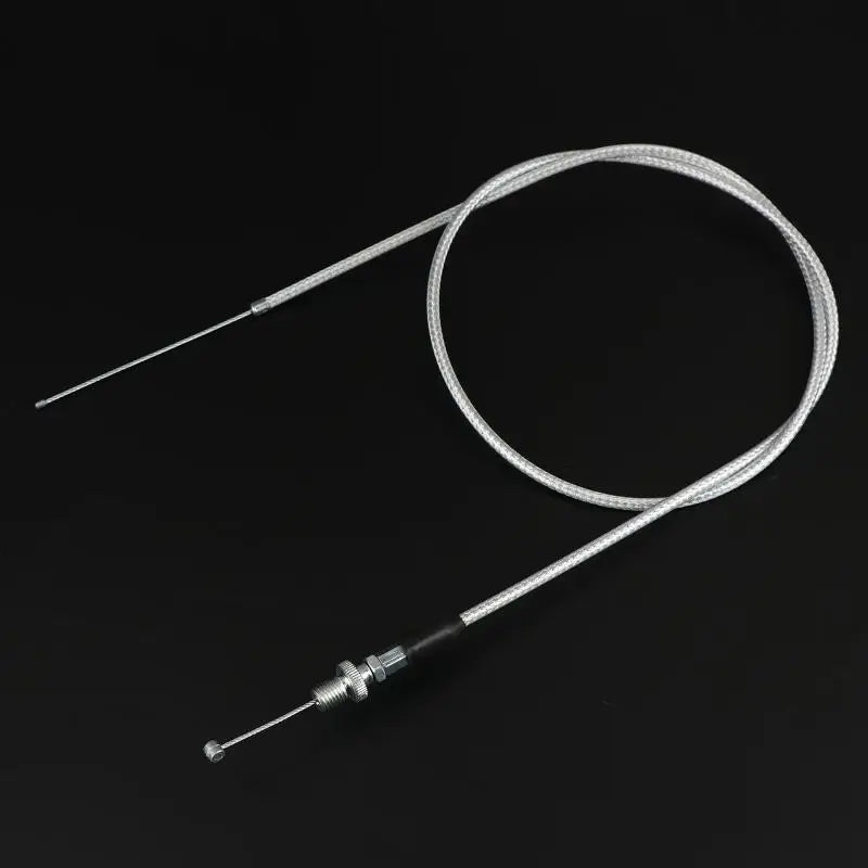 CM1190mm Straight Head Motorcycle Gas Throttle Cable KTM Honda Suzuki Zpaxo White