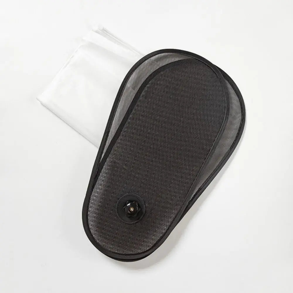 Rotatable Car Side Window Sunshade Non-Obstructive Design Suction Cup Type Black Sun Visor Folding UV Protection Zpaxo
