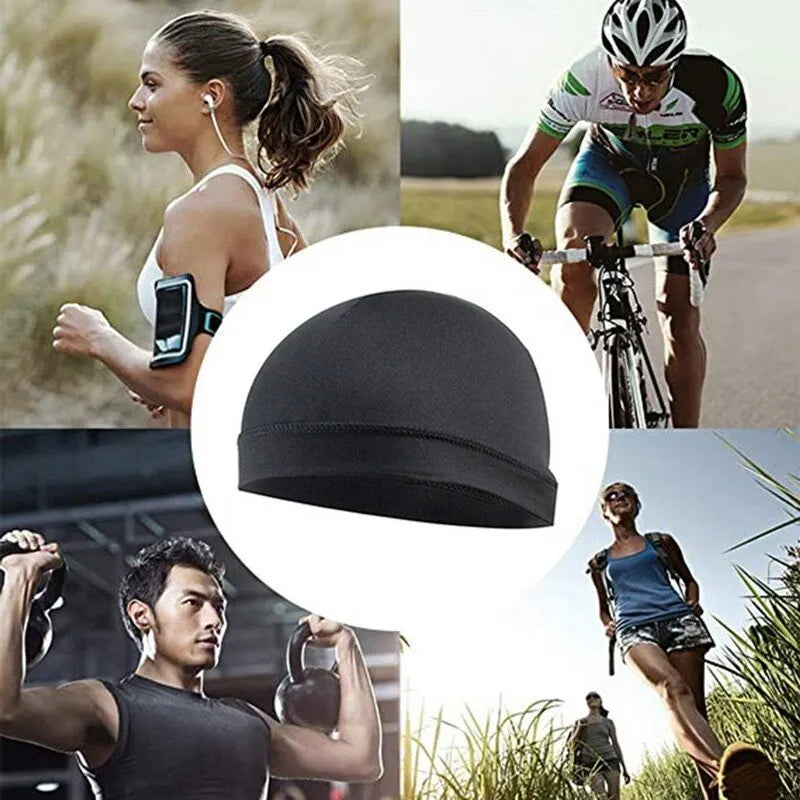Quick Dry Helmet Cycling Cap Summer Anti-UV Anti-Sweat Sports Hat Motorcycle Bike Riding Bicycle Cycling Hat Unisex Inner Cap Zpaxo