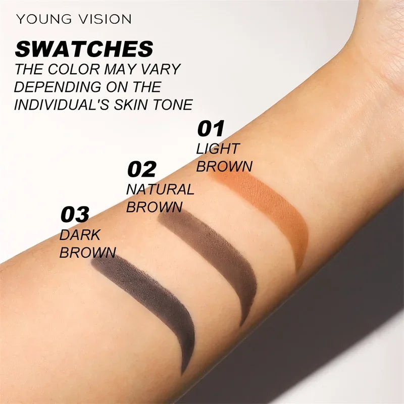 Eyebrow Stamp Waterproof Long Lasting Natural Brow Stamp Shaping Kit Shape Brow Stamp Contouring Stick Hairline 9 Colors Zpaxo