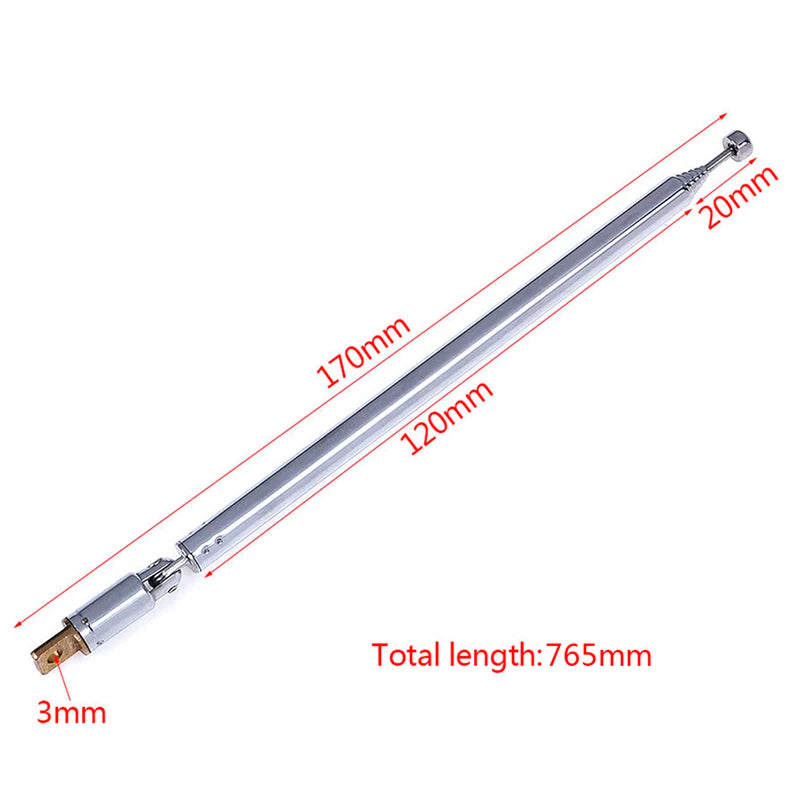 CM1Pc 7 Sections Car Radio Cassette Recorder Telescopic TV Antenna