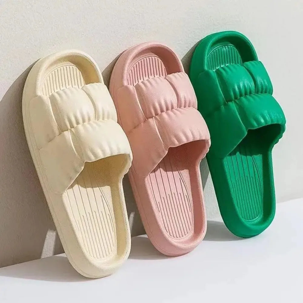 EVA Slipper Best-selling Pleated Petal Slippers Women Shome Shoes