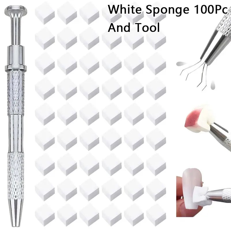Gradient Nail Air Cushion Patting Gel High Gloss Ombre Patting Gel Polish Blush Blooming Aura Manicure UV Nail Polish Salon Tool Zpaxo Tool Set C