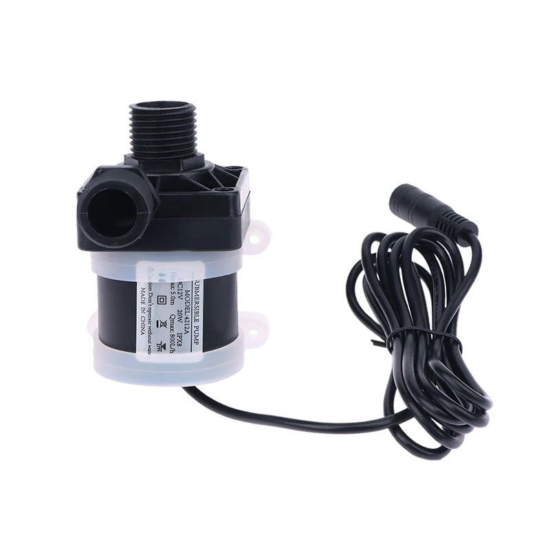 12V/24V DC Brushless Solar Water Pump – IP68, 800L/H Quiet