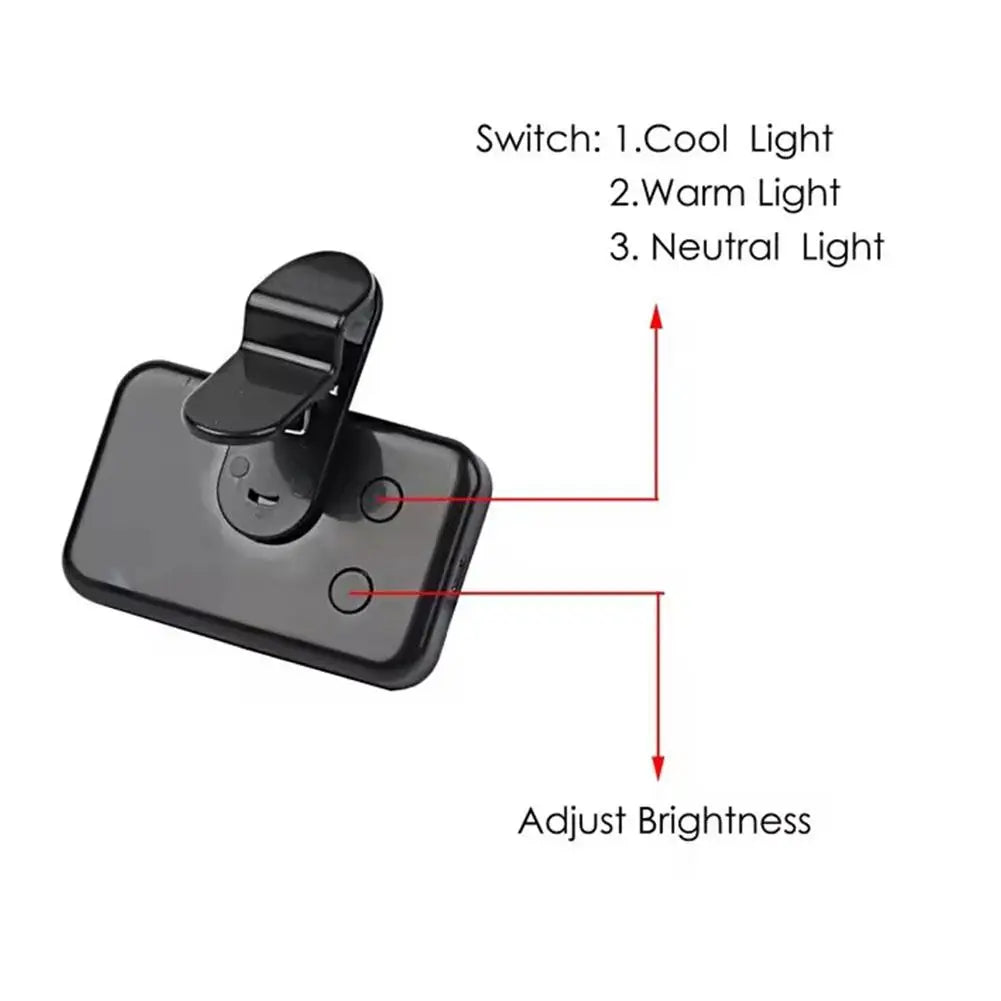 Pocket LED Selfie Light 3 Modes Adjustable Brightness Rechargeable