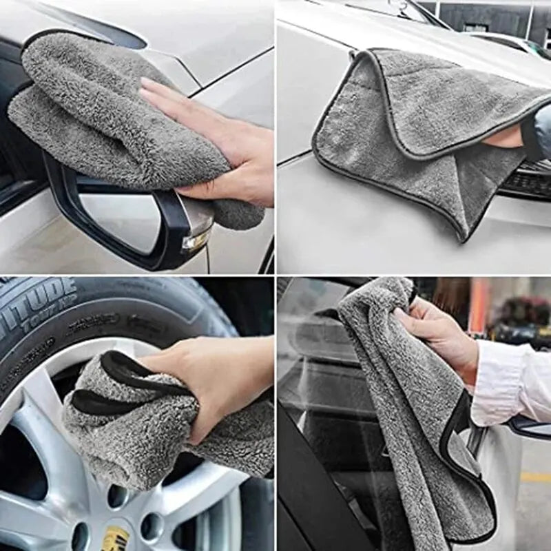 Microfiber Towel Car Wash Accessories Absorbency Cleaning Cloth Zpaxo