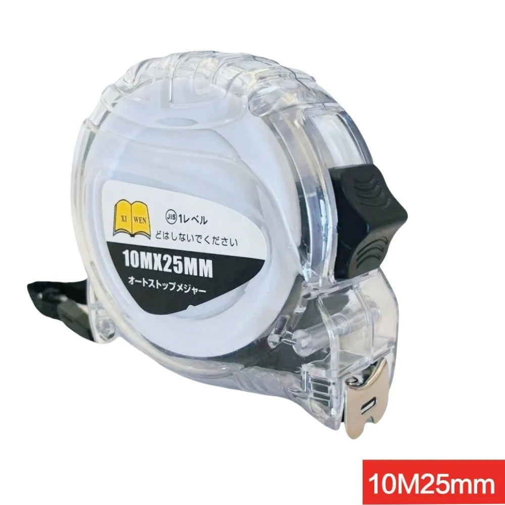 Stainless Steel Tape Measure 3–10M | High-Wear Woodworking Tool Tape Measure Zpaxo 10M25mm