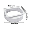 AC Hose Connector Adapter Threaded No Clamp Round Exhaust Extension