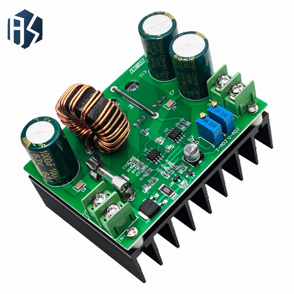 High-Efficiency 600W DC-DC Boost Module: 9-60V Input to 12-80V Adjustable Output – Constant Voltage & Current Modes Included Zpaxo