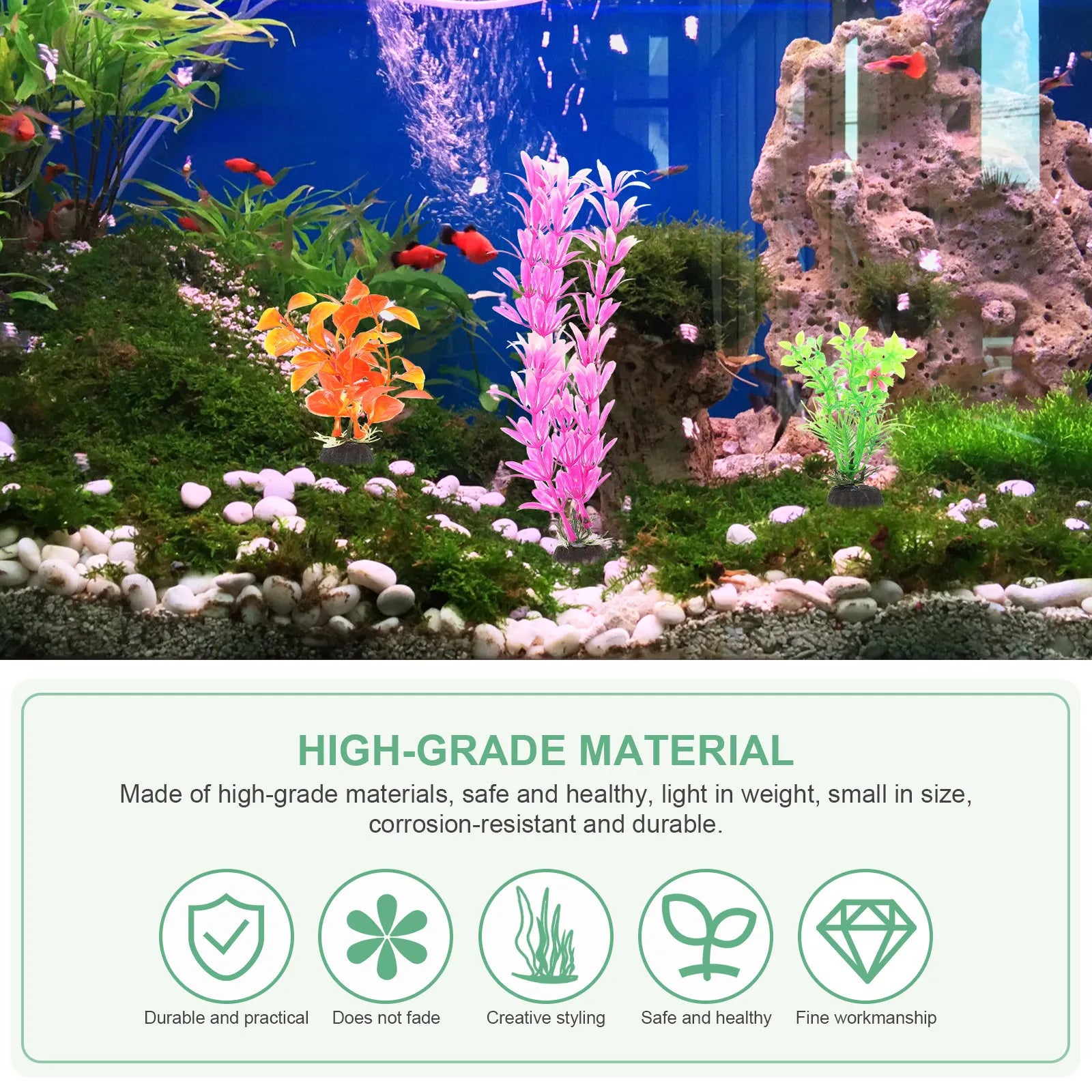 Exquisite Simulation Aquarium Plants Artificial Water Grass Decor