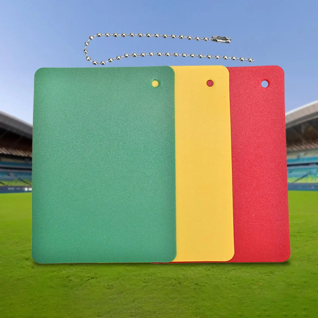 Football Penalty Cards Sports Refereeing Accessories Red Yellow Green