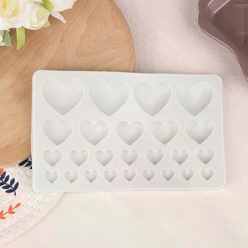 25 Cavity Love Silicone Molds Pastry Fondant Chocolate Cake Decor Zpaxo