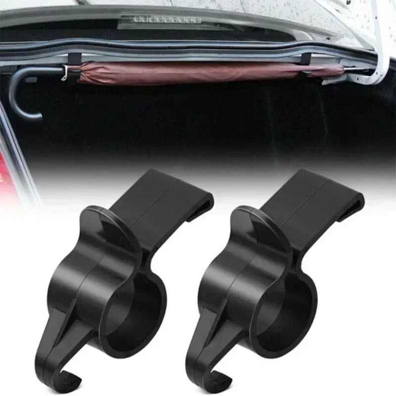 Car Trunk Hook Organizer Clip – Umbrella & Bag Hanger
