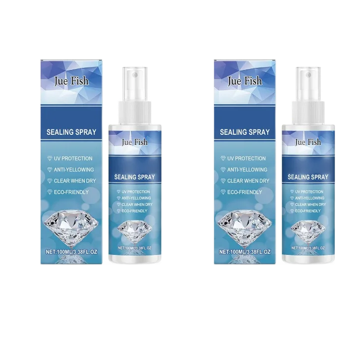 Diamond Painting Sealer Spray – Clear Gloss UV Protective Finish Art Sealer Spray Zpaxo 2PCS