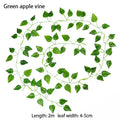 2 12M Artificial Plant Green Ivy Leaf Garland Fake Creeper Hanging