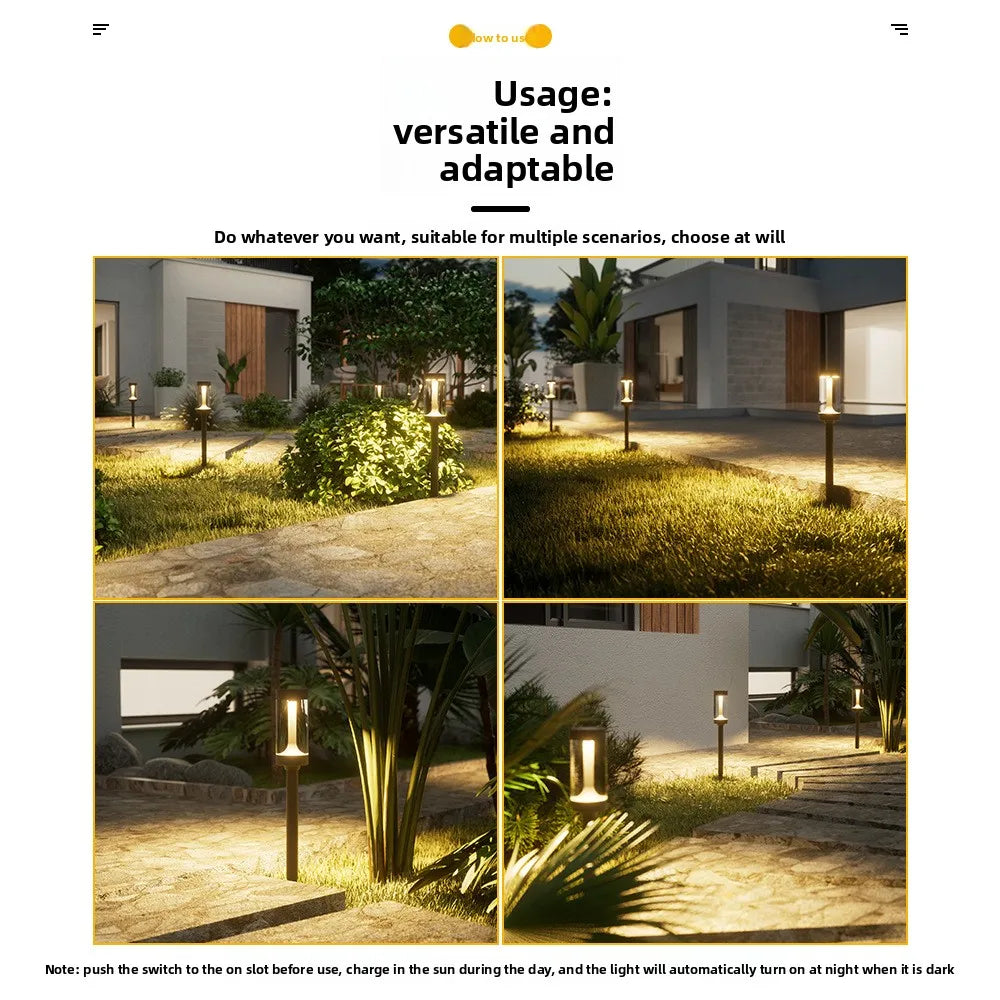 Solar Powered Lawn Light Garden Landscape Patio Decorative Mood Lamp