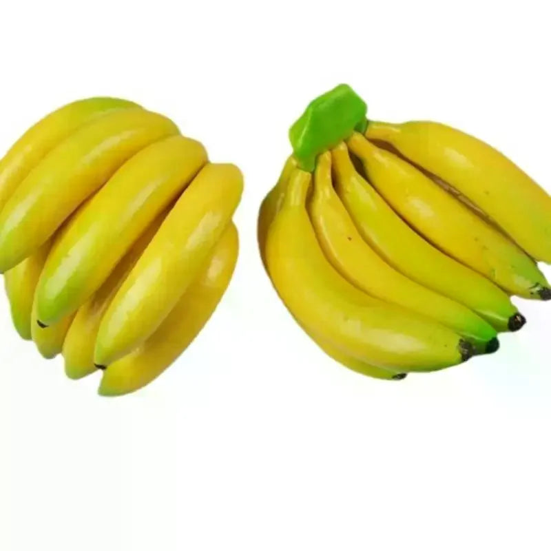 Artificial Banana Decorative Plastic Fake Fruit Realistic Display Simulated Banana For Wedding Christmas Decor Zpaxo