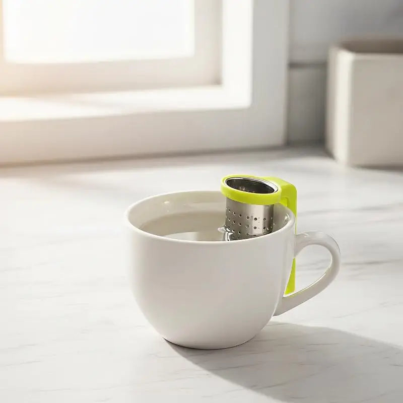 Creative Hanging Tea Infuser Food Grade Stainless Steel Clip Cup Zpaxo