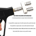 Dual-Head Rotating Nozzle Quick Connect High-Pressure Washer Adapter