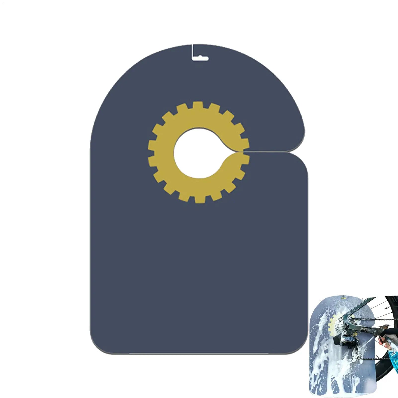 Cycling Disc Brake Wash Baffle Bike Wheel Disc Protector Bicycle Anti-oil Cover Cleaning Road Bike Disc Wash Anti-fouling Plate Zpaxo Default Title
