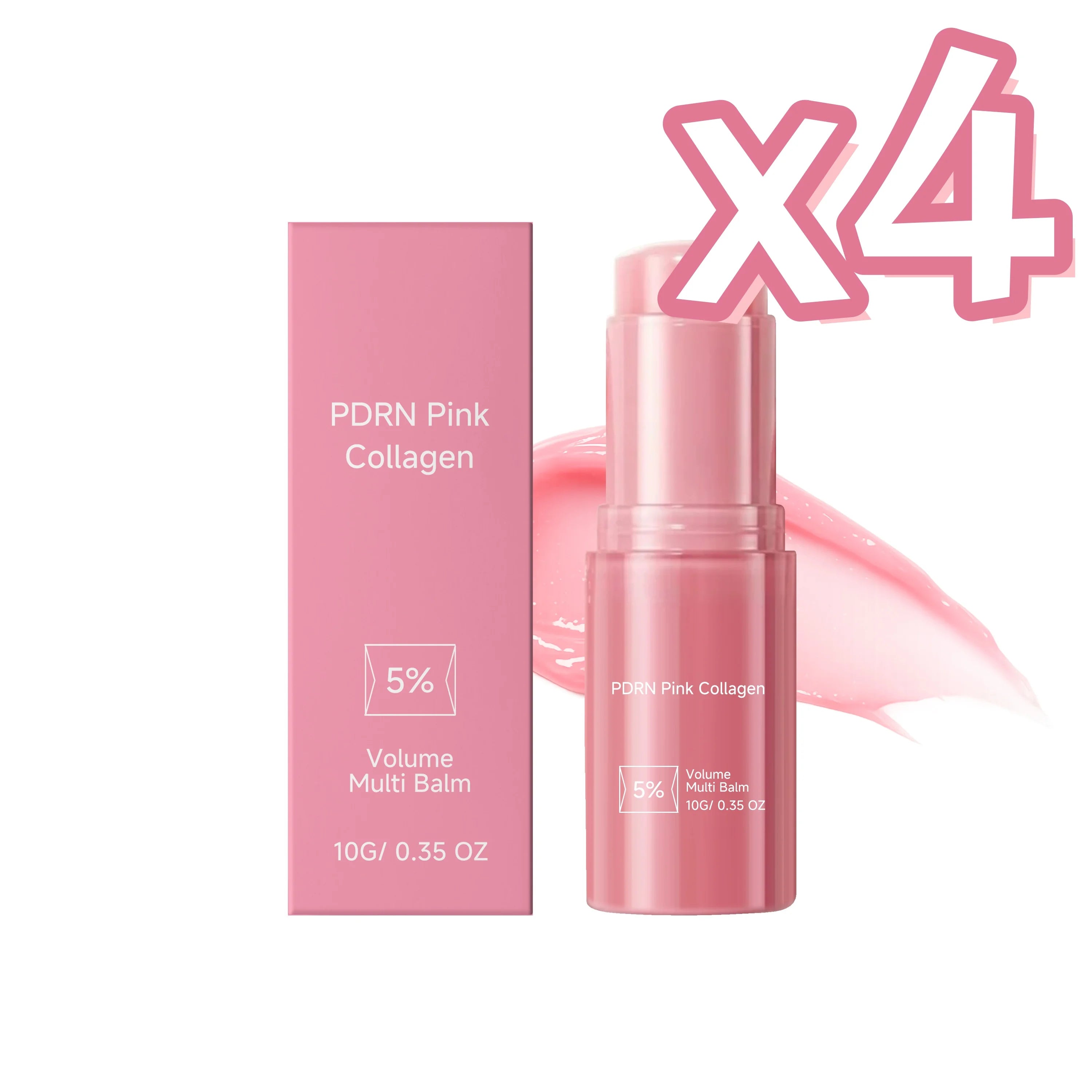 PDRN Collagen Multi Balm – Hydrating Anti-Aging Stick 10g Collagen Balm Stick Zpaxo 10g boxed x 4