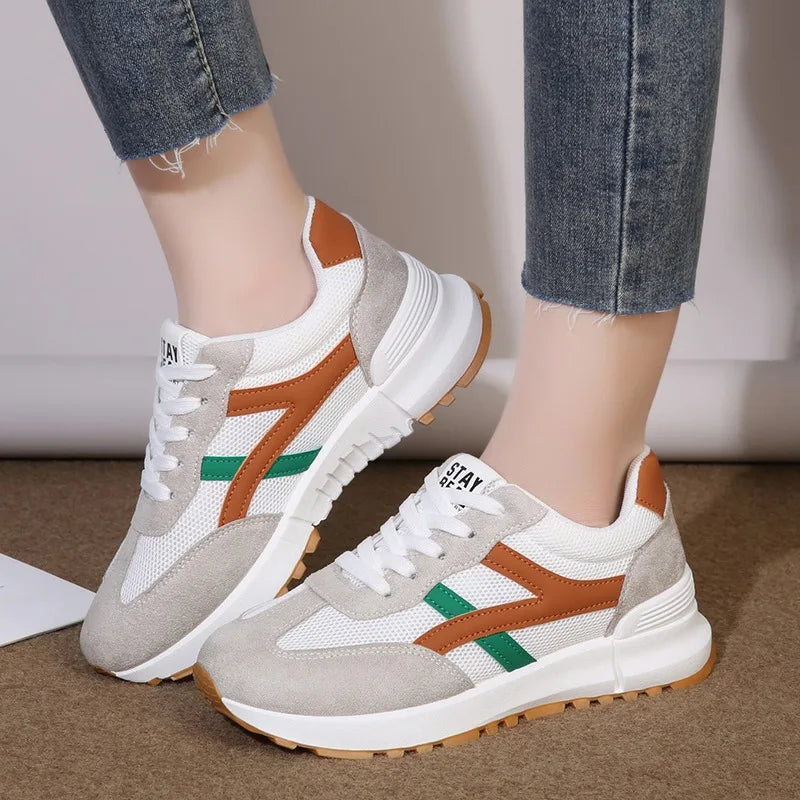 2026 Women's Spring Autumn Mesh Fabric Breathable Comfortable Zpaxo