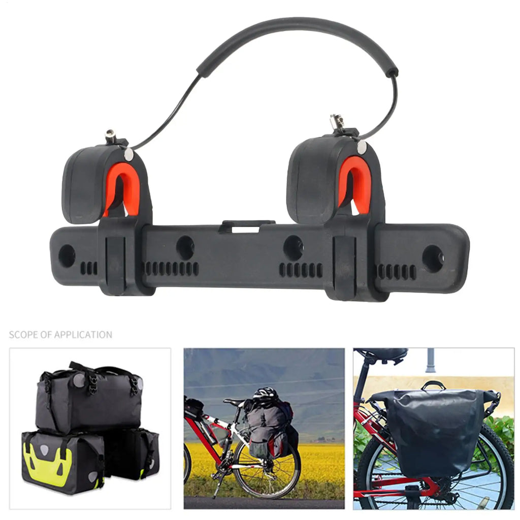 Adjustable Luggage Clip Bicycle Side Bag Buckle Saddle Rack