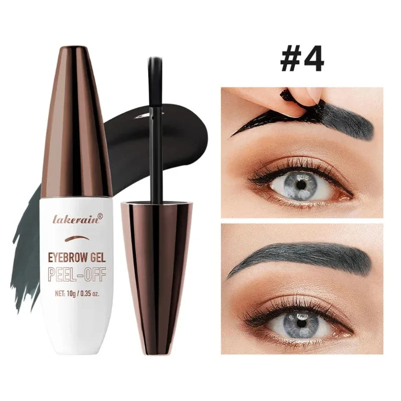 Tattoo Eyebrow Gel Waterproof Easy Peel Off Liquid Semi-permanent