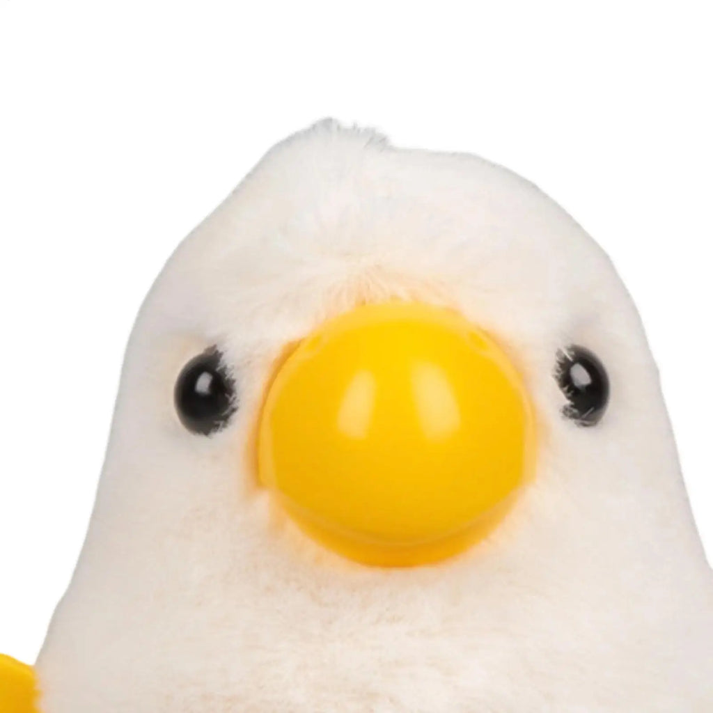 Windup Toy Cute Plush Parrot Figurine Interactive Wind Up Toy Jumping Bird Animal For Indoor Outdoor Kindergarten Living Room Zpaxo
