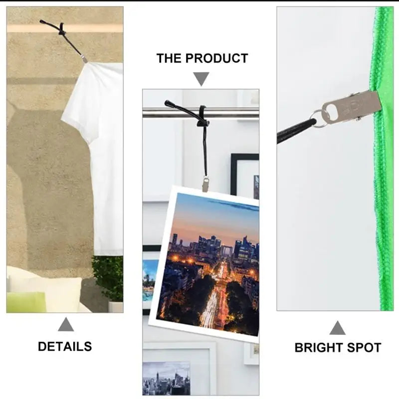 2/4pcs Invisible Adjustable Leggings Clip For Pants Legs Prevents Dragging ,Multi-purpose Photography Background Fixing Clip Zpaxo