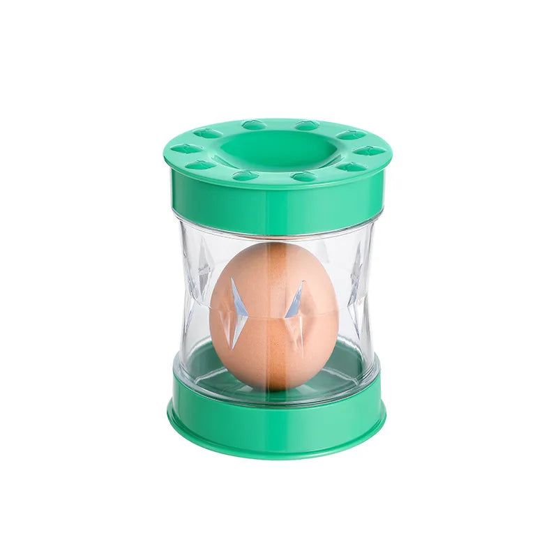 Hot Hand-cranked Automatic Egg Sheller 1pc New Household Shell Peeling Machine Egg Opener Tool Fully Automatic Small Tool Zpaxo Green