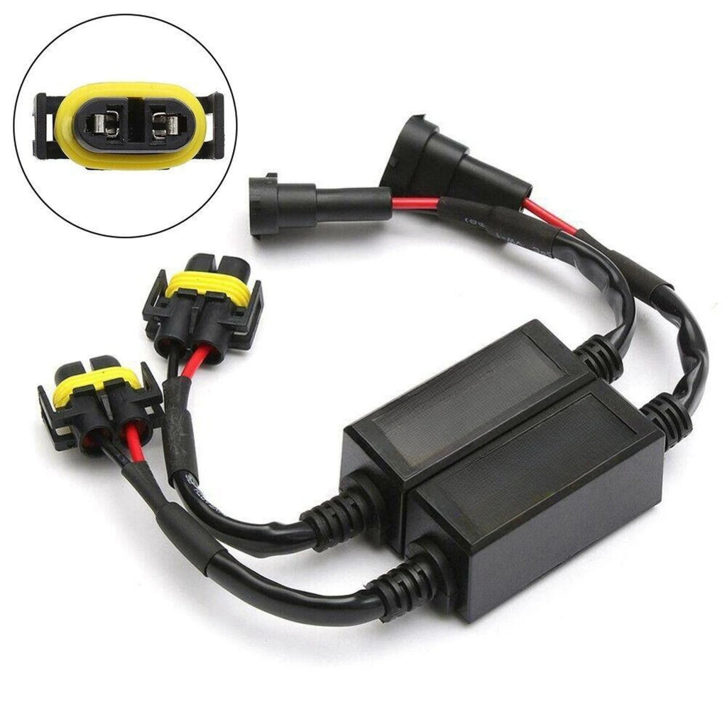LED Canbus Wiring Decoder Adapter Car Headlights Error Anti Flicker