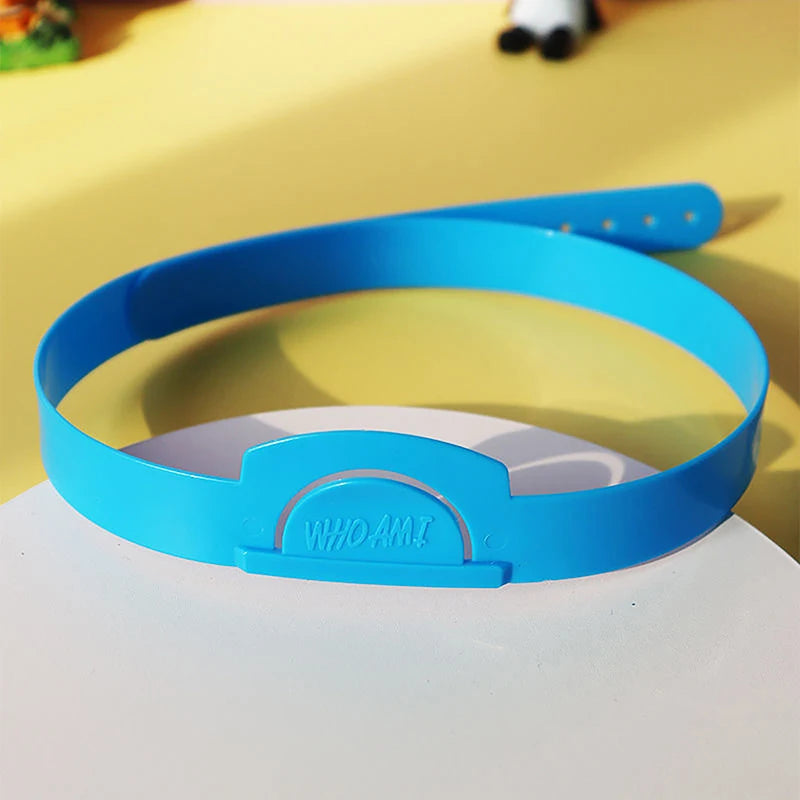 Headband Quick Question Game Cosplay Props Classroom Family Party Board Games Educational Toys Zpaxo Blue one size