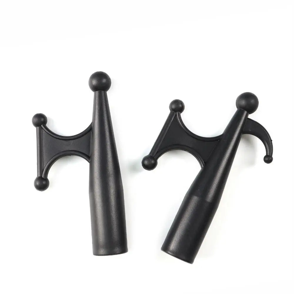 Black Plastic Nylon Boat Hook Nylon Material Replacement Top Durable Boat Hook Floating Design Telescoping Design Zpaxo