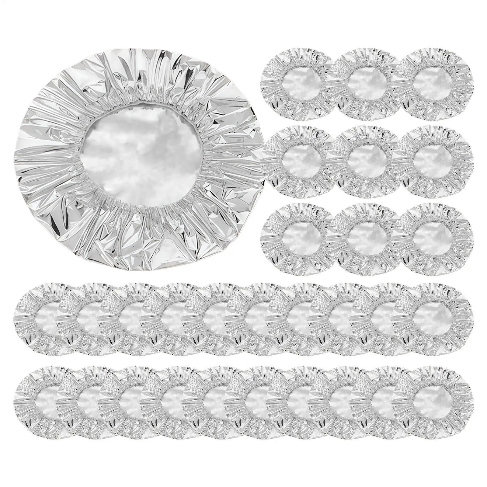 30PCS Repeatable Aluminum Foil Insulation Covers - Eco-Friendly Kitchen Food Covers for Bowls & Dishes Storage for Kitchen Zpaxo Default Title