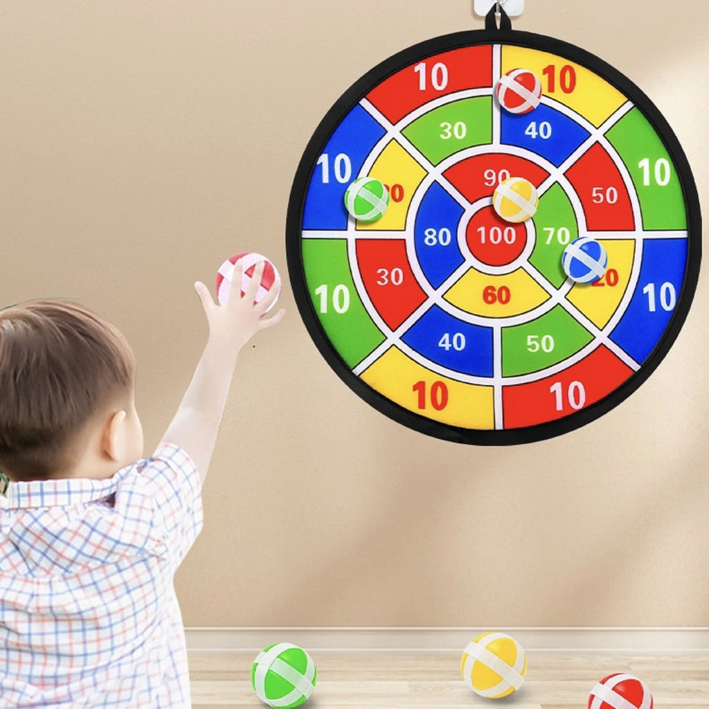 Children's Large Dart Board Game Foldable Convenient Indoor Outdoor