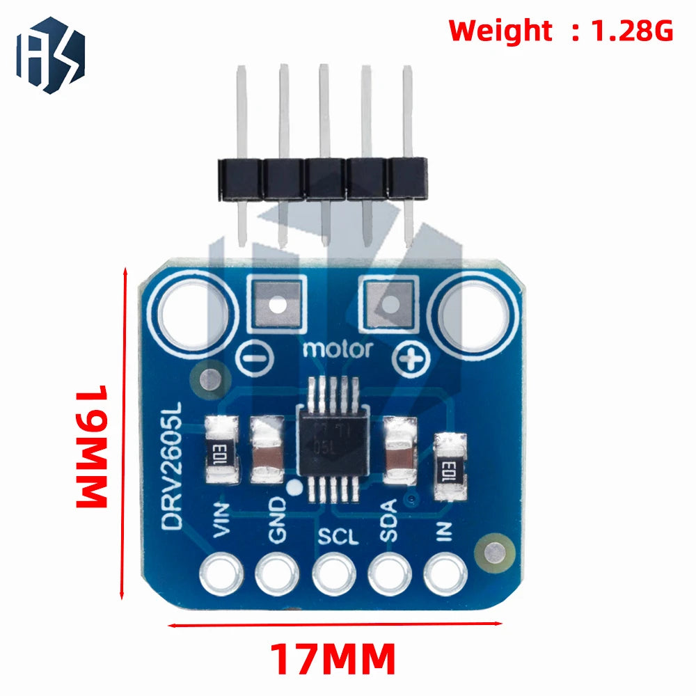 DRV2605L Haptic Feedback Driver Module DC 2-5V Vibration Motor Control Board for Arduino Electronic DIY Making Zpaxo