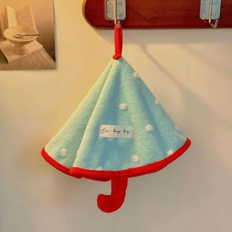 Mini Umbrella-shaped Hand Towel Cute Absorbent Quick-drying Bathroom Zpaxo A
