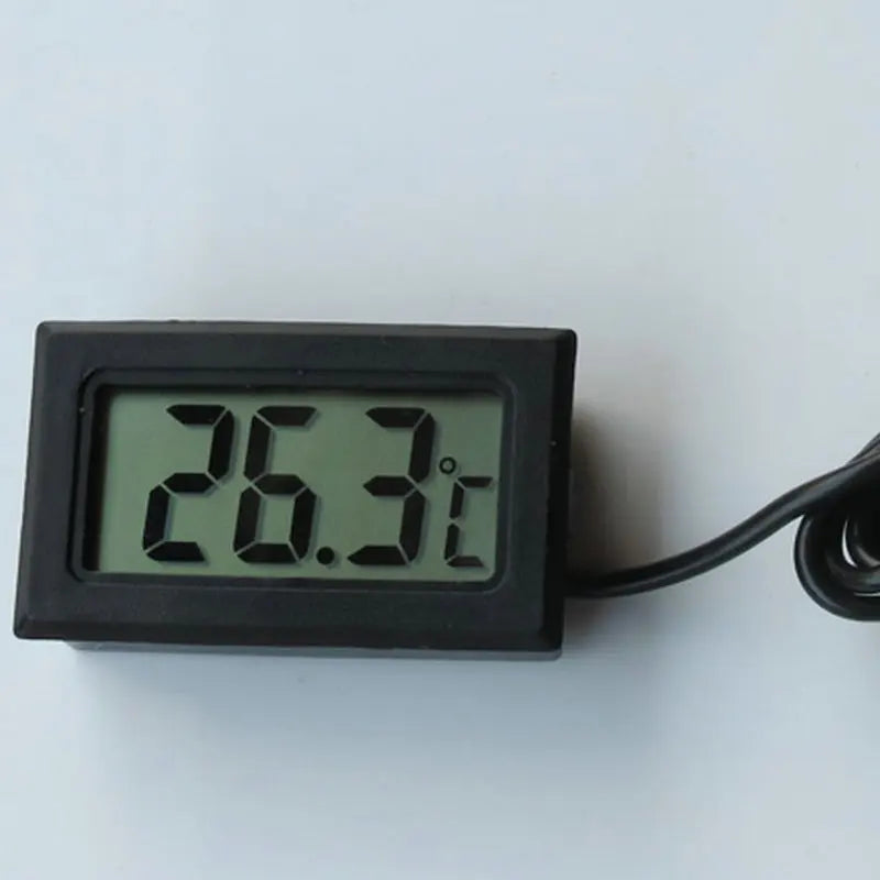 Car Digital Thermometer Mini LCD Temperature Indoor Outdoor Aquarium Temperature Tester Monitor Embedded Temperature Sensor Zpaxo