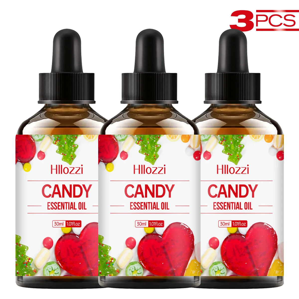 Candy Essential Oil Hydrating Moisturizing Multifunctional Zpaxo CANDY 3PCS 30ml