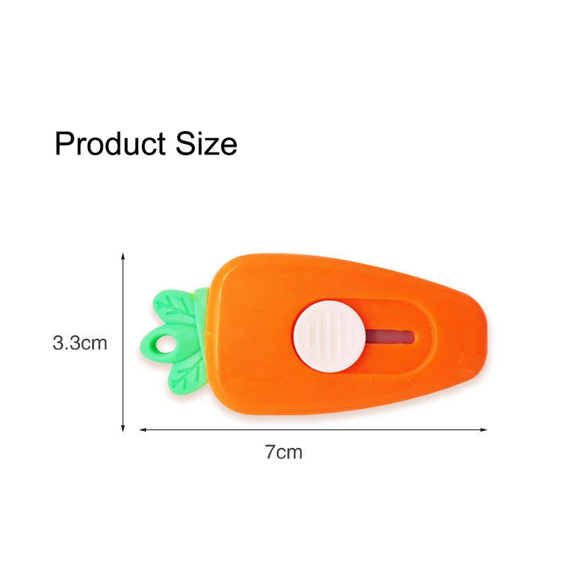 1 3 Cute Carrot Pocket Utility Knife Express Box Paper Cutter Art