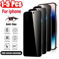 1- Full Cover Anti-spy Tempered Glass Private Screen Protector Iphone